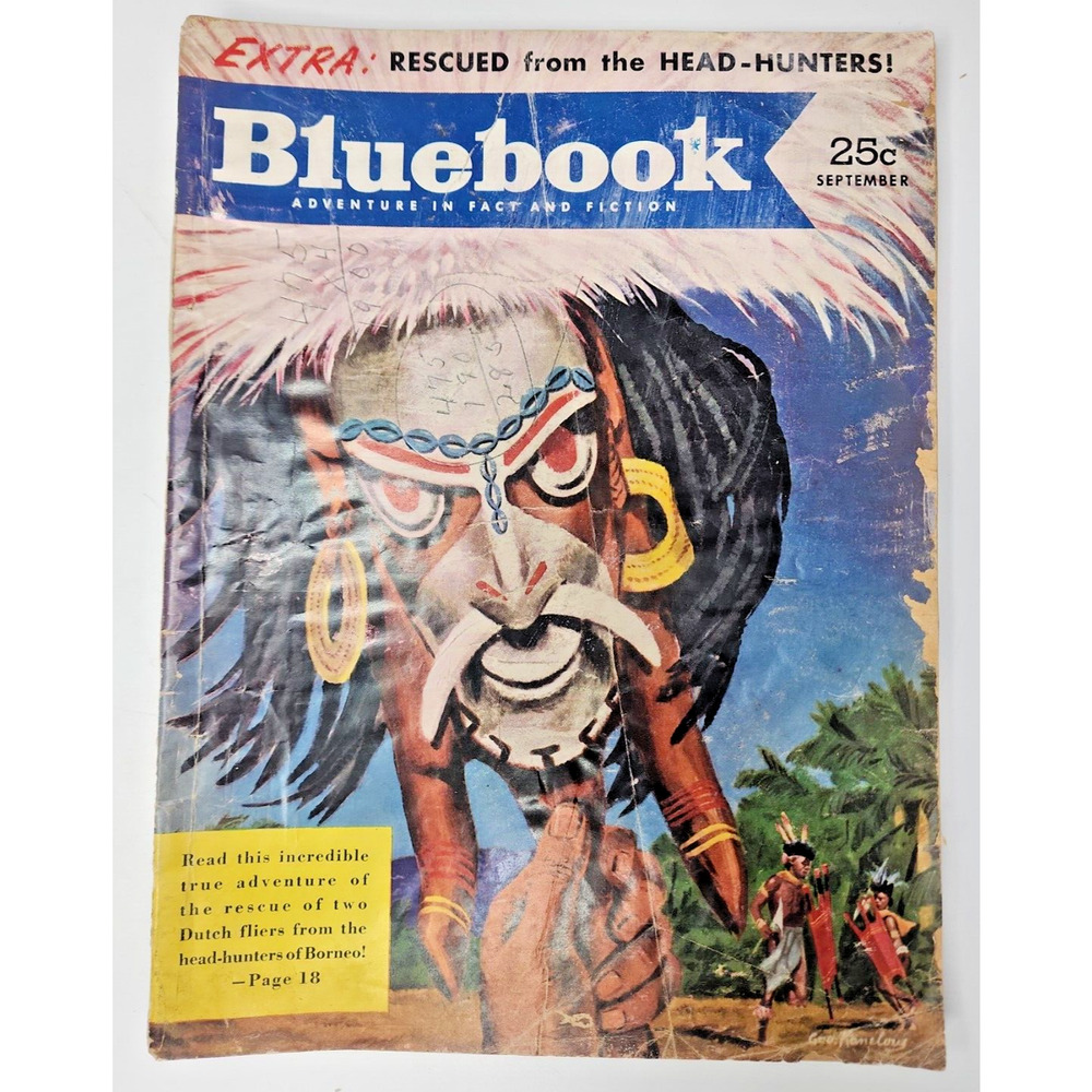 1952 Blue Book Pulp / Magazine September Adventure Book SKU M397‎